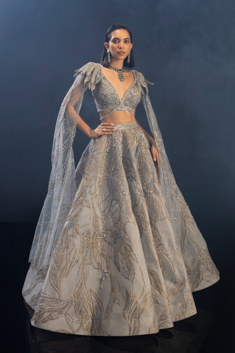 Mitali Sagar in Land of Fantasia Lehenga