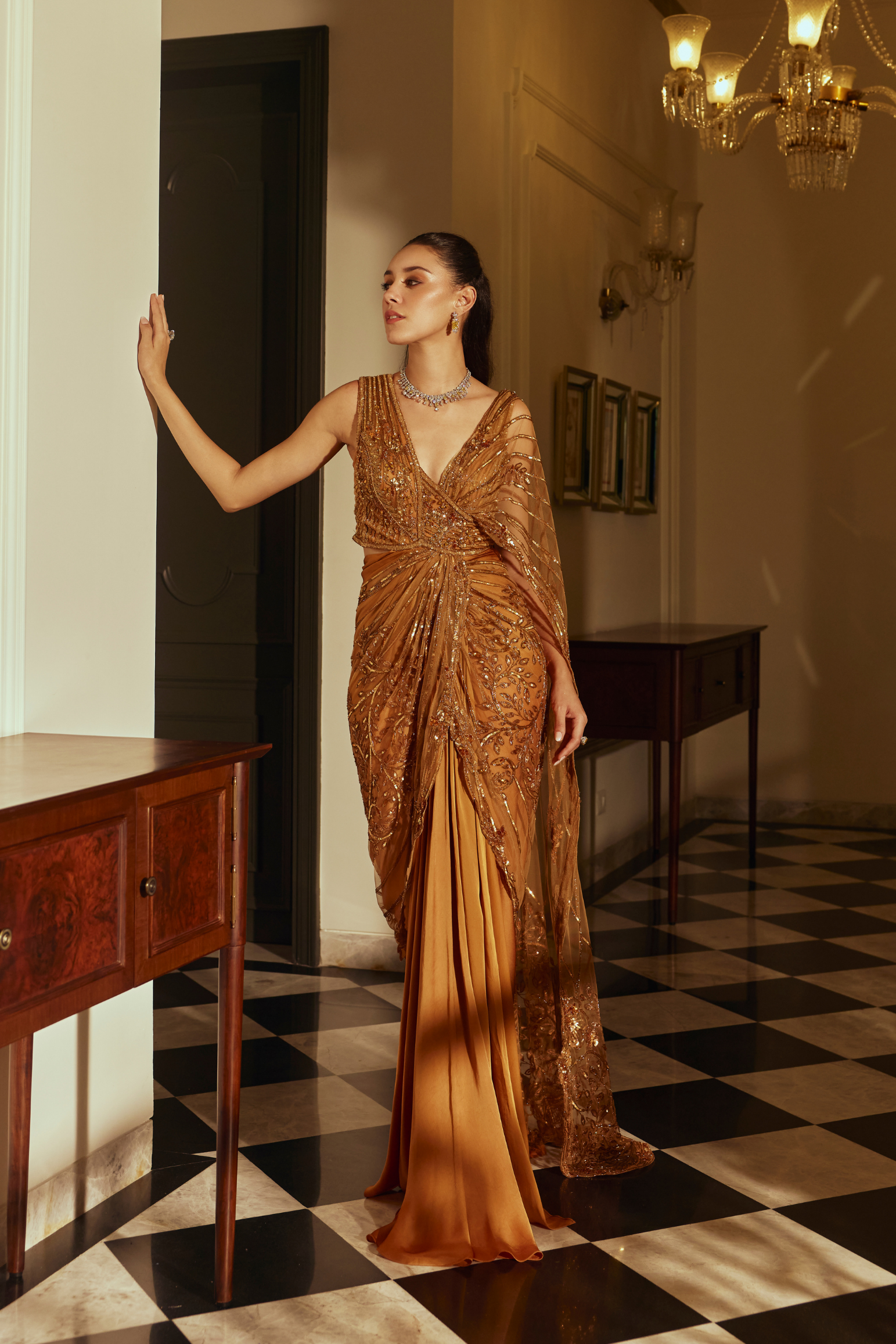 Pre-Stitched Concept Saree