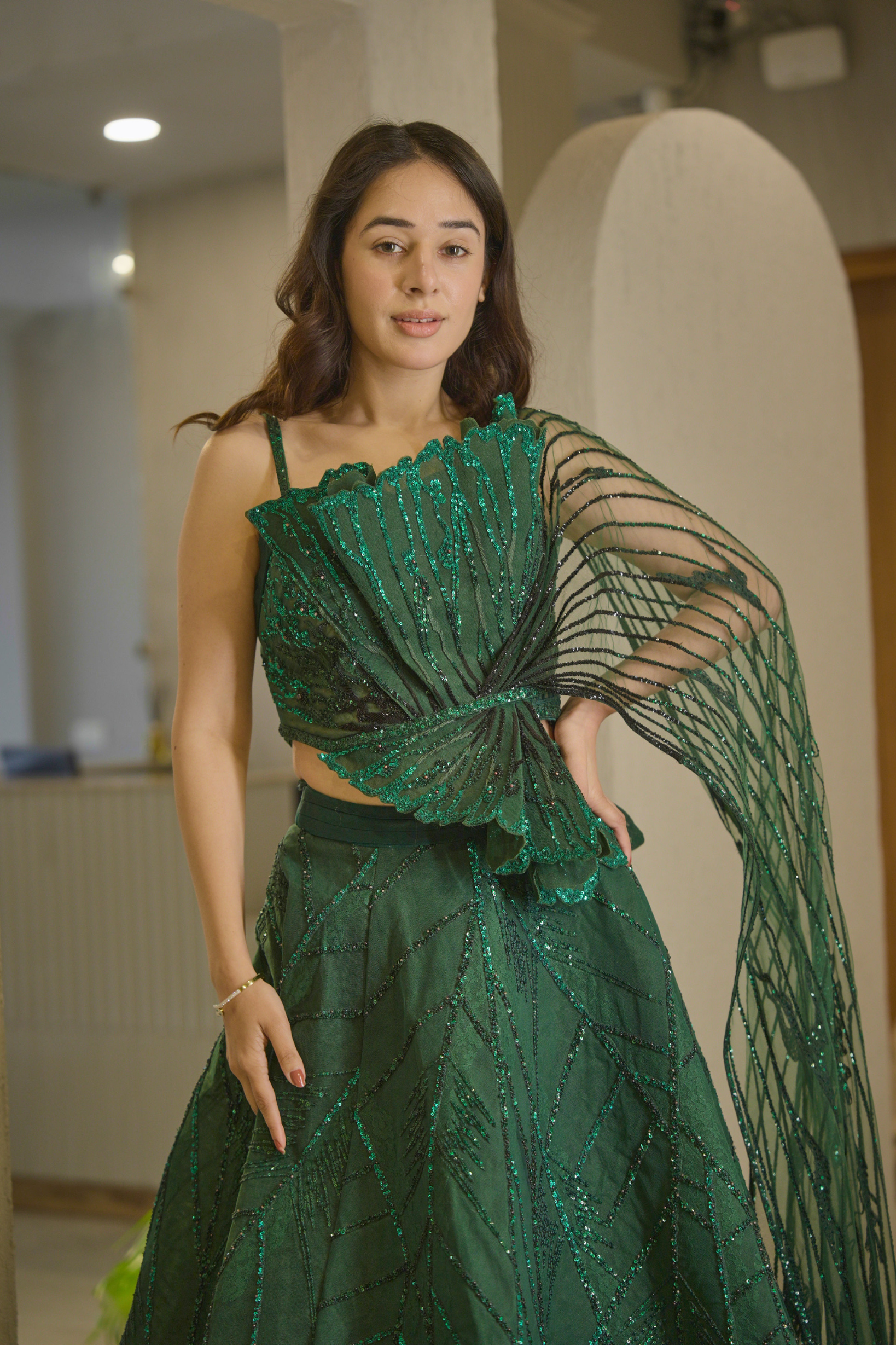 Glazed Wings Top & Skirt
