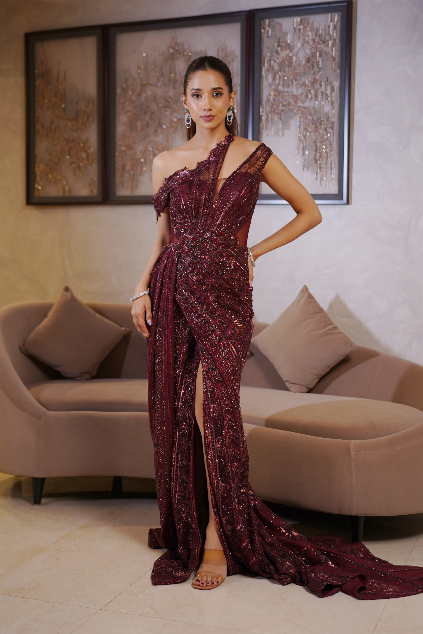 Sangria Lean Gown