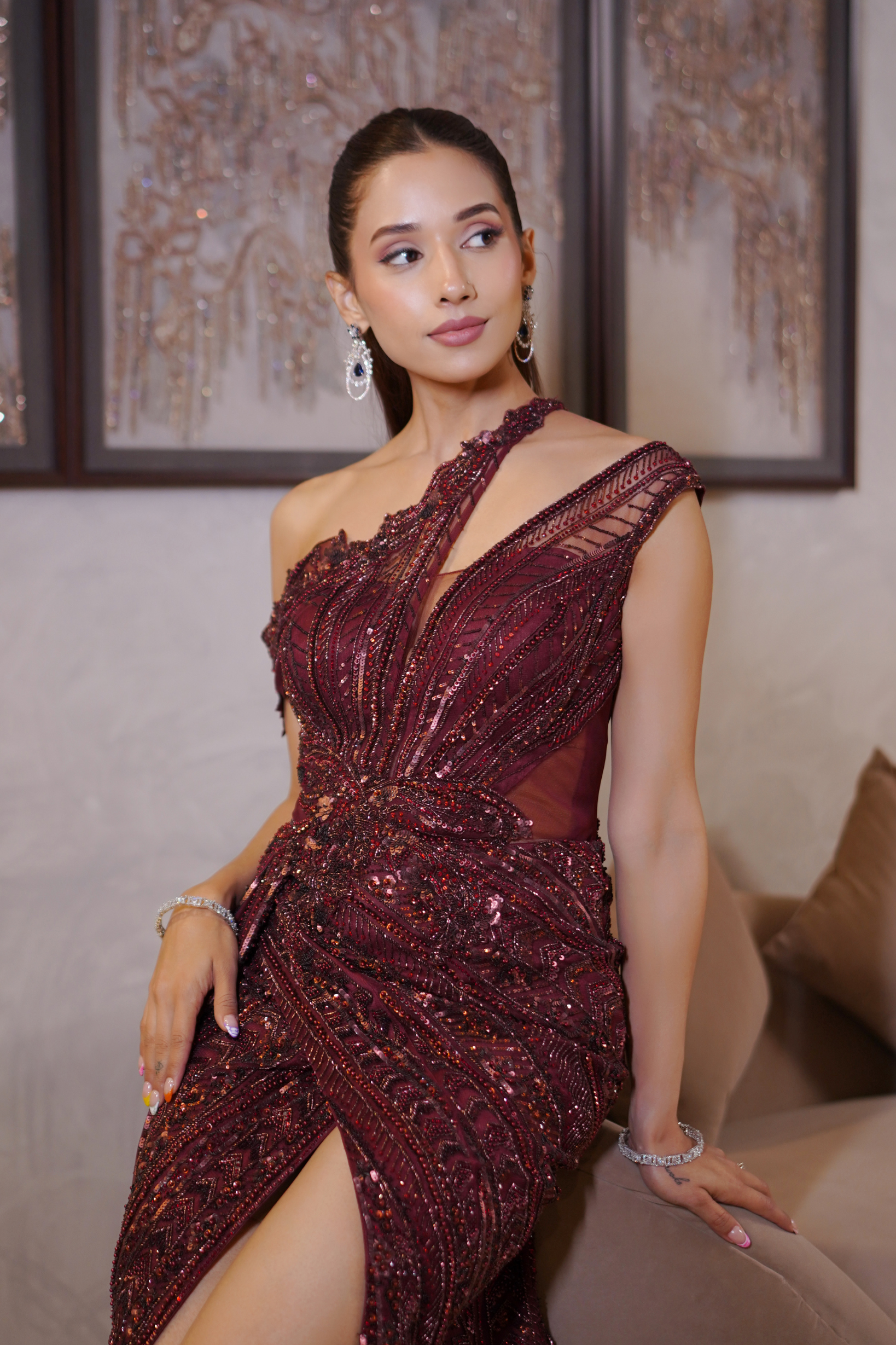 Sangria Lean Gown