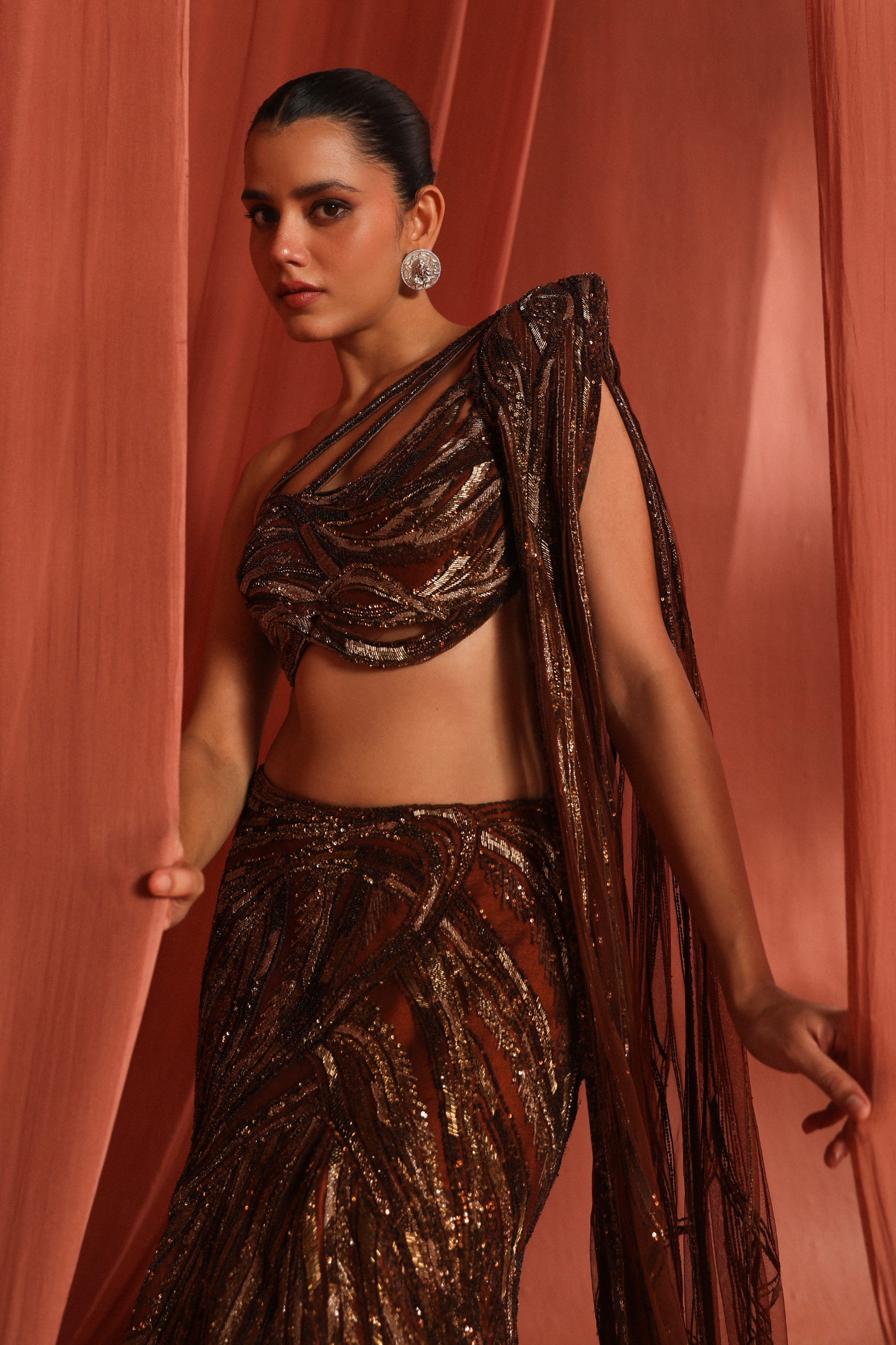 Mystic Bronze Lehenga