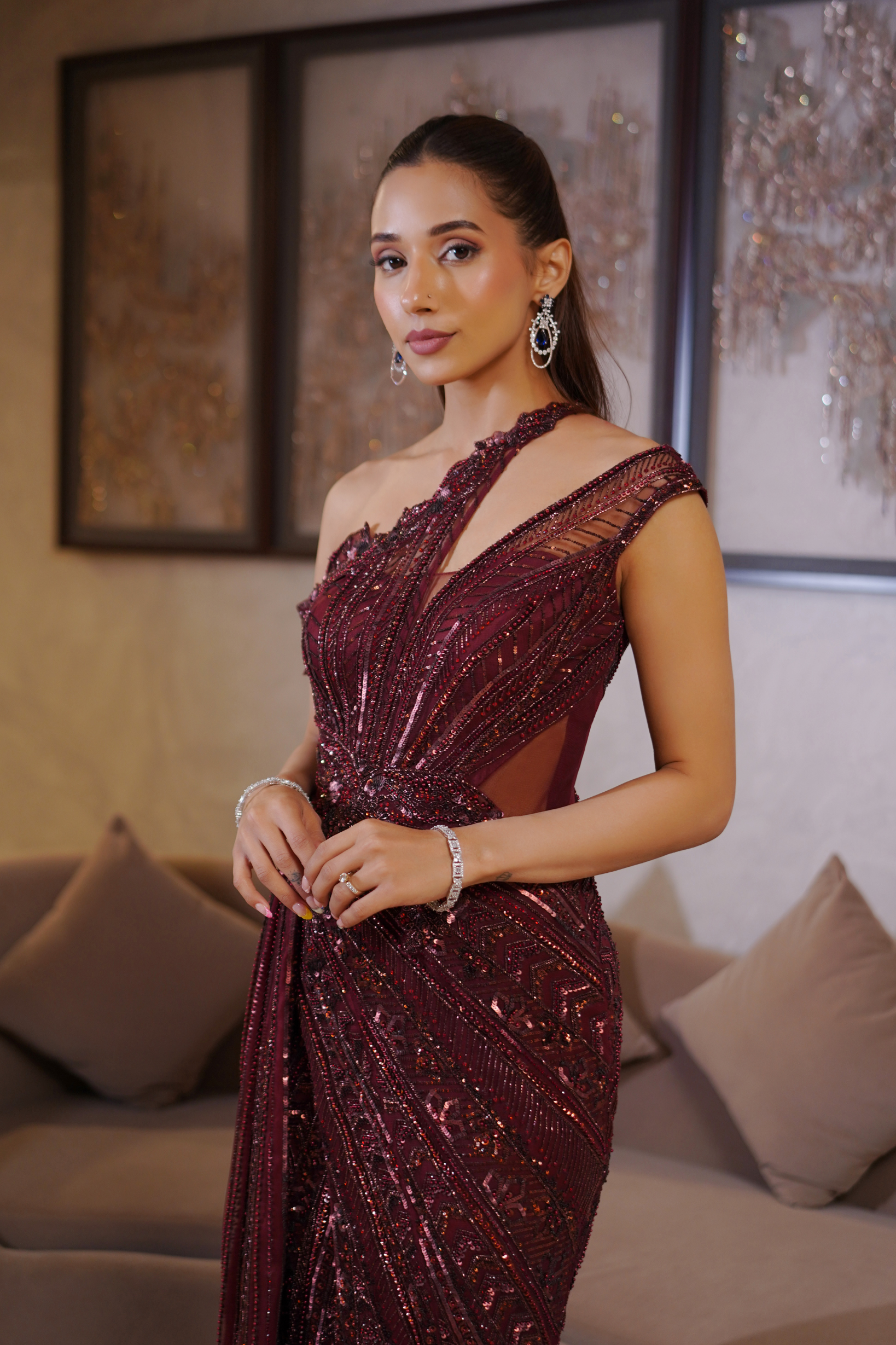 Sangria Lean Gown