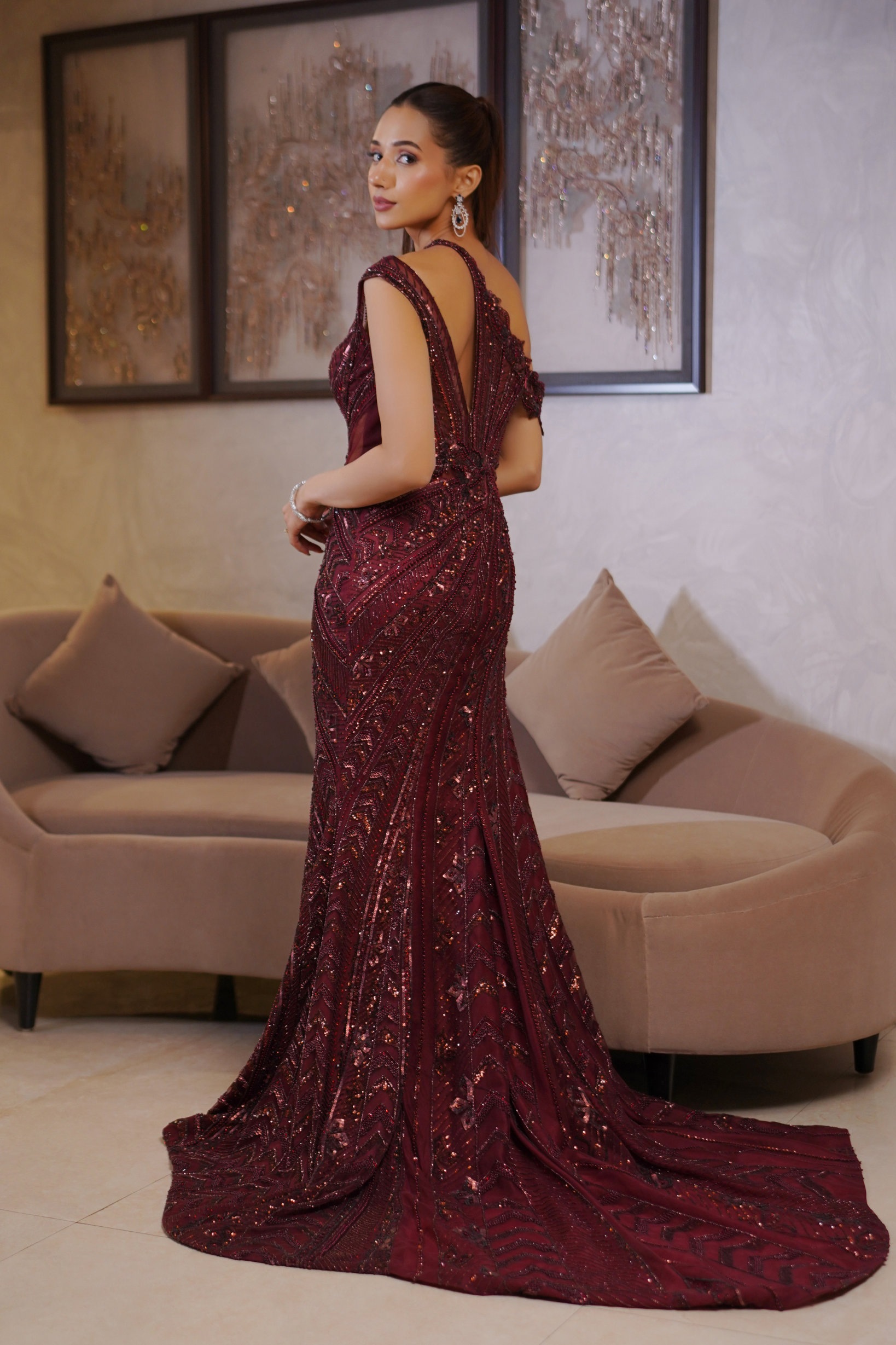 Sangria Lean Gown