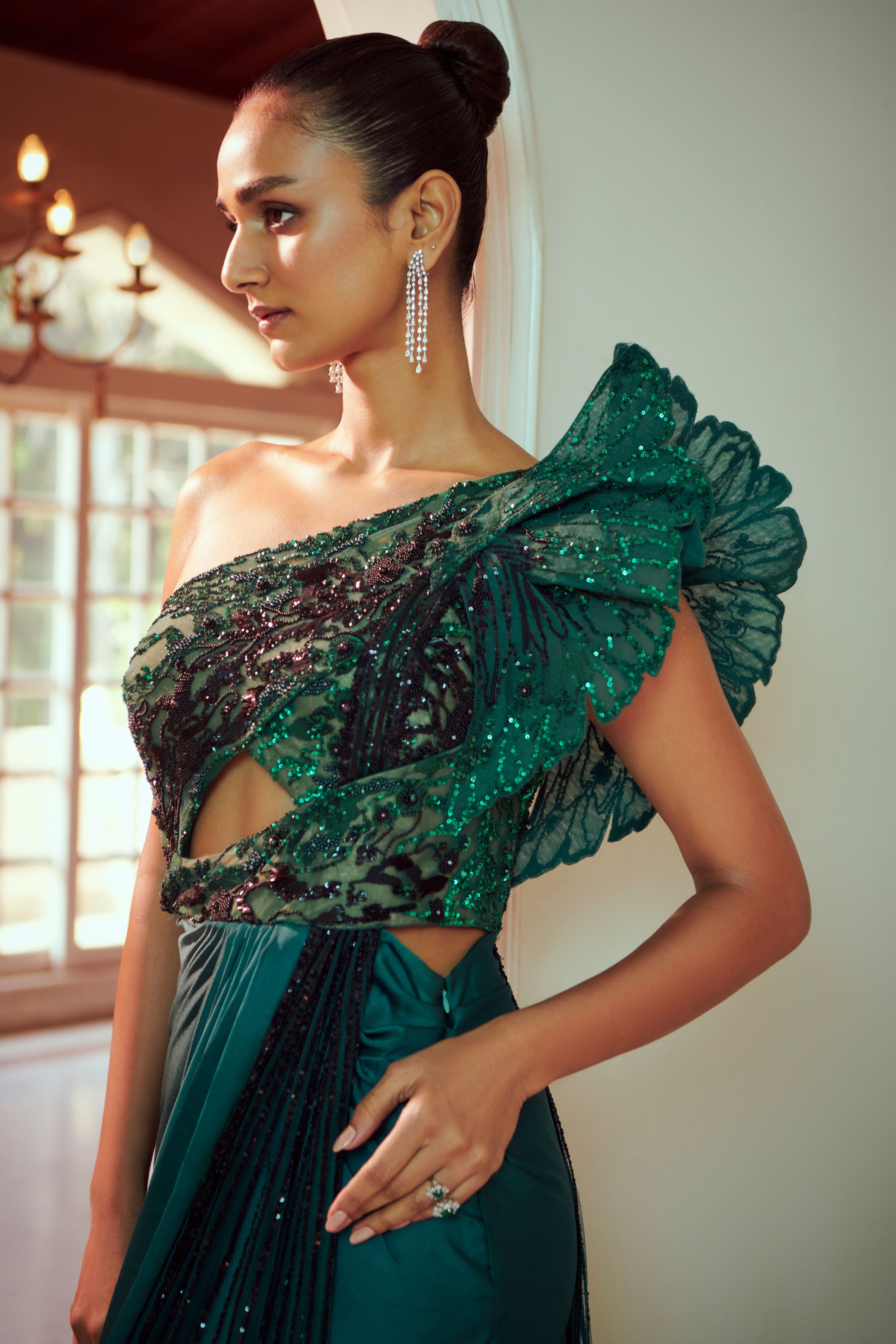 Glazed Wings Saree