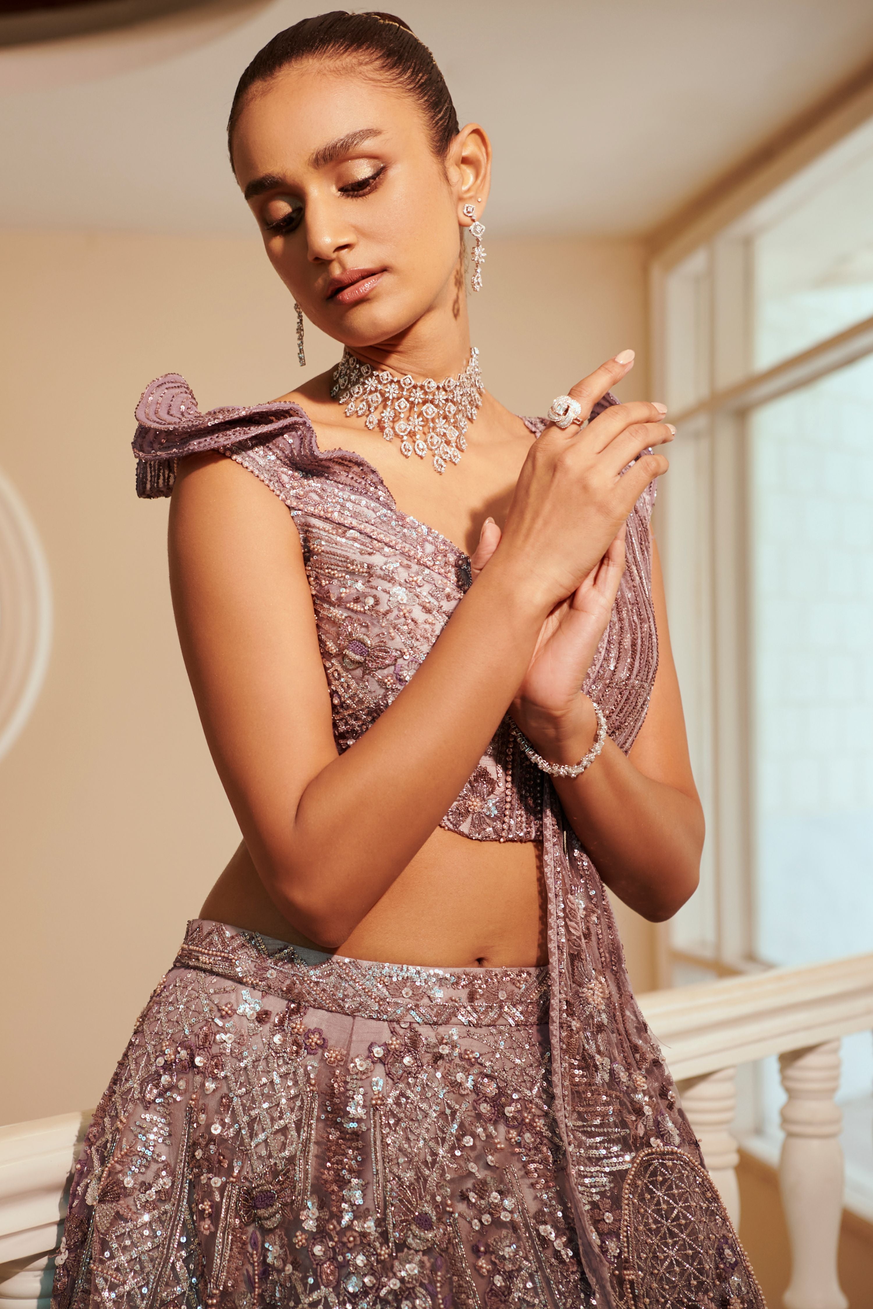 Stardust Glittered Lehenga