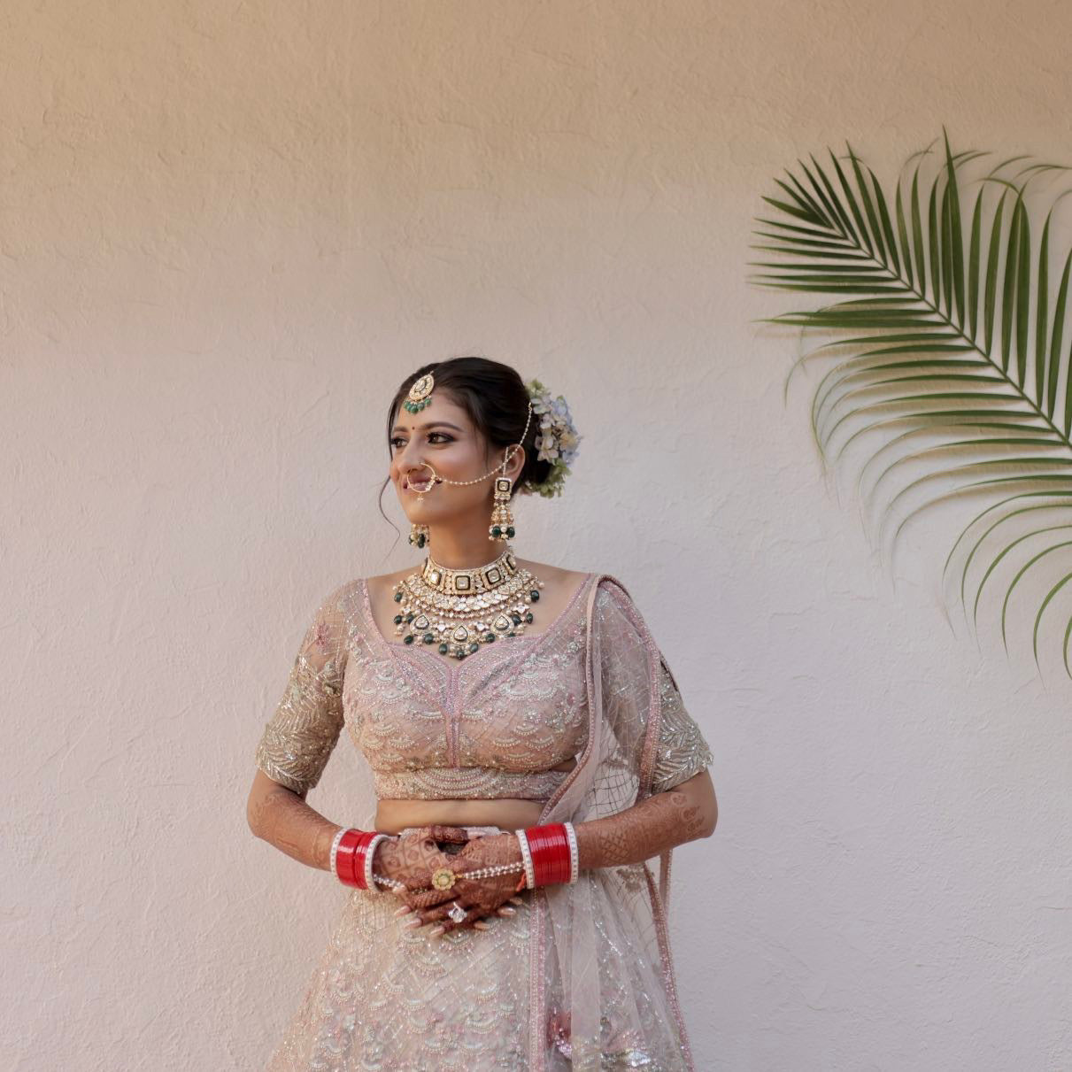 Isha Katyal in Lotus Lake Lehenga