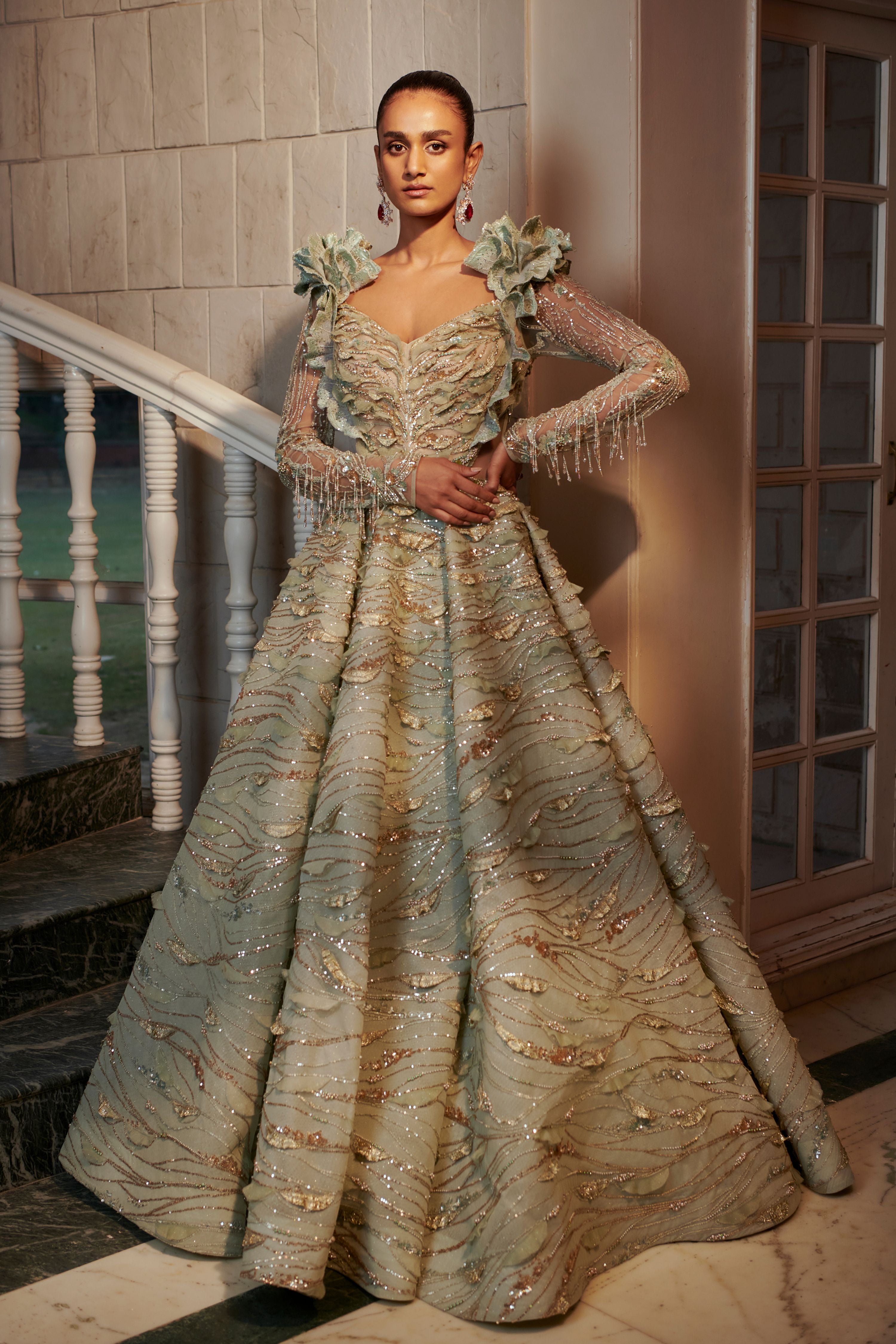 Sea Green Mist Gown