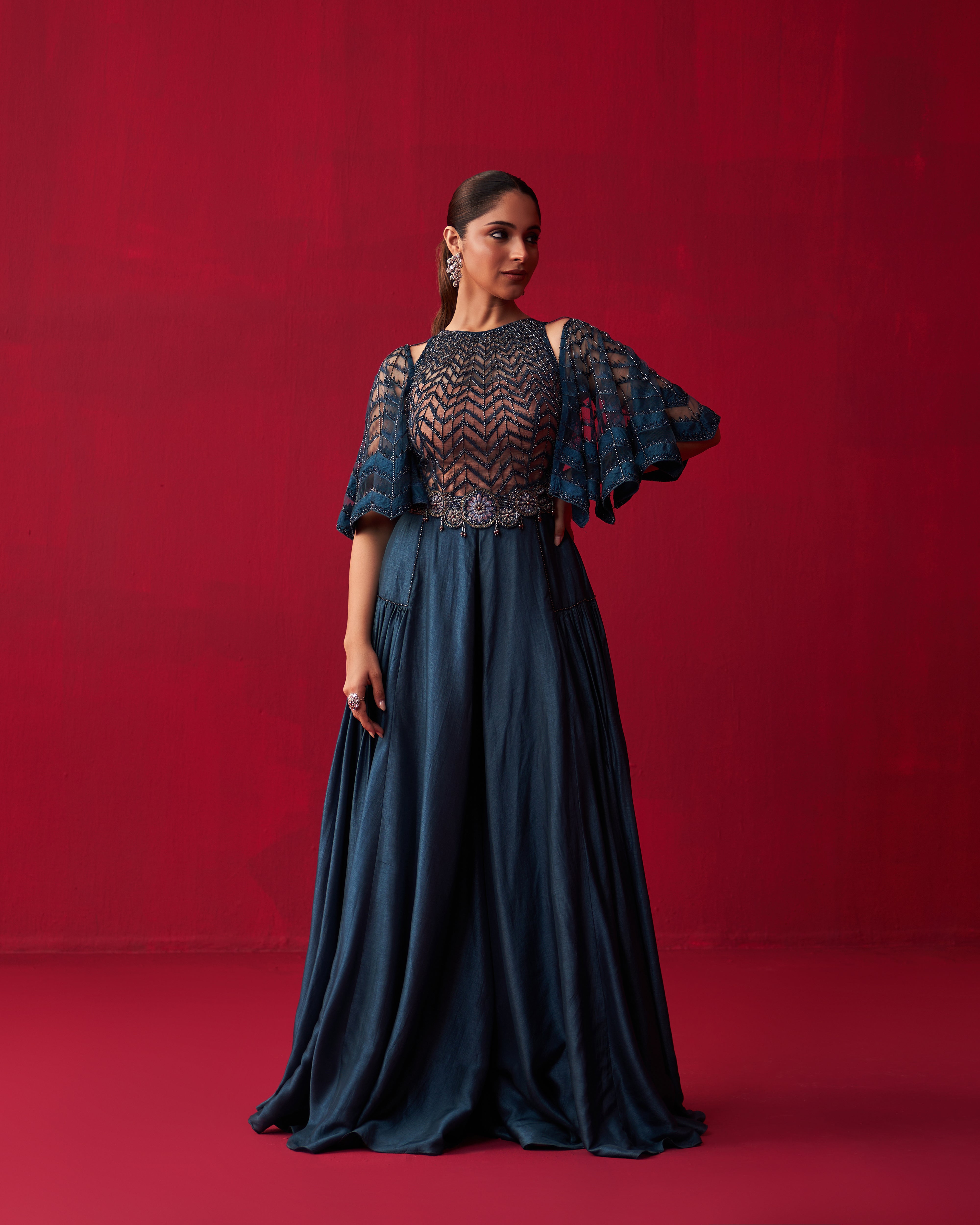Blue Glistening Waves Jumpsuit