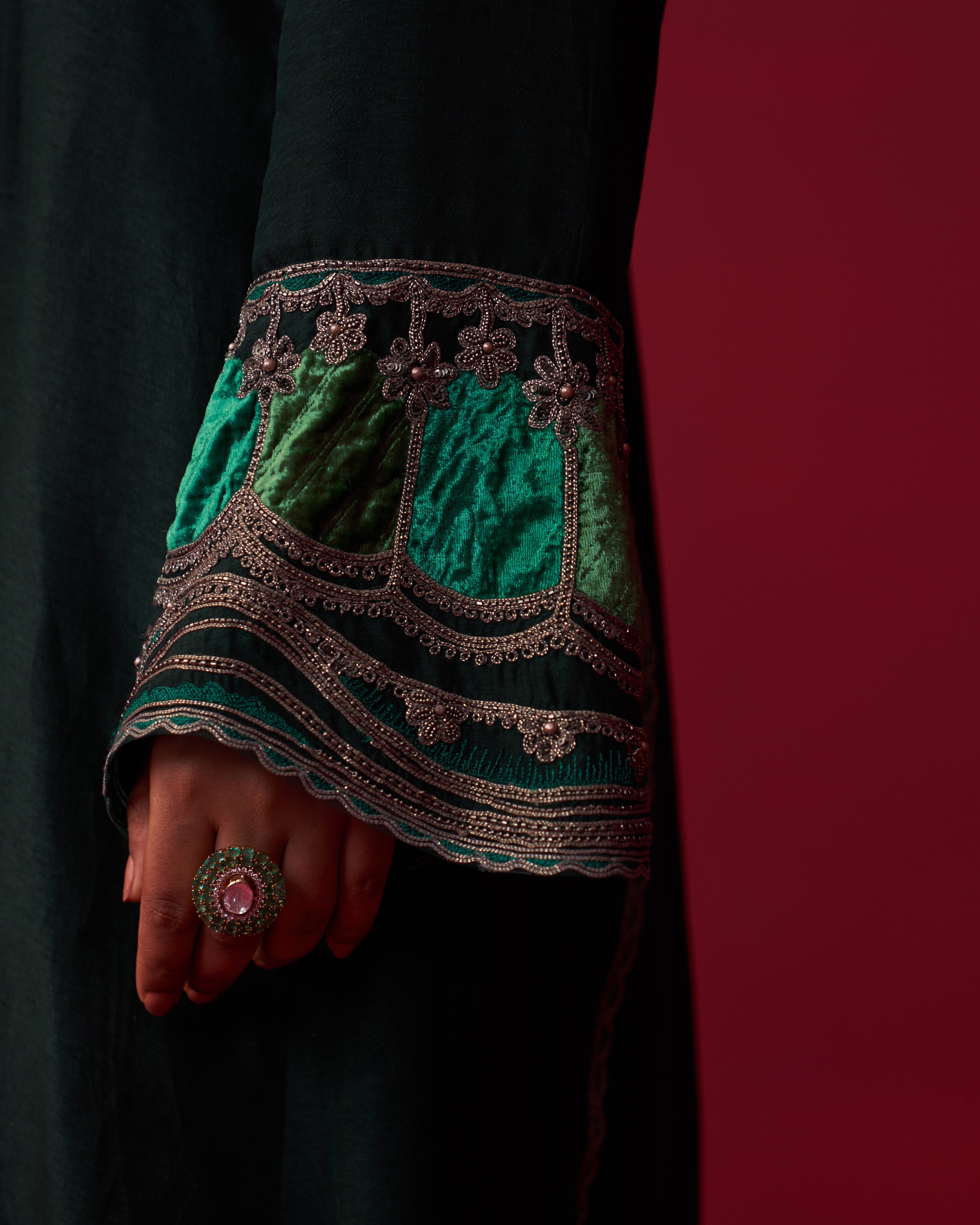 Faerie Green Kurta and Palazzo Set