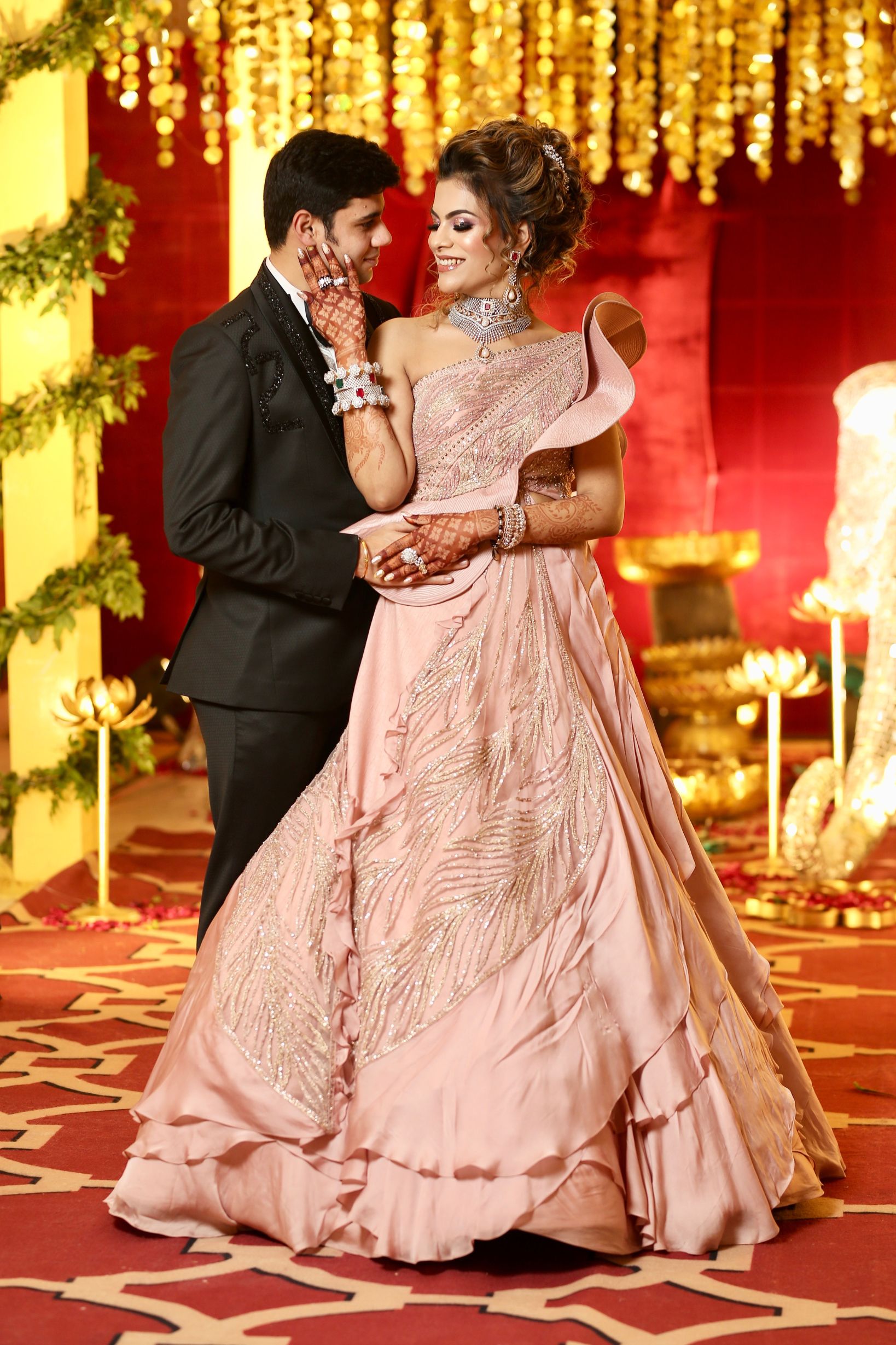 Rhytham Jain in Peplum & Skirt