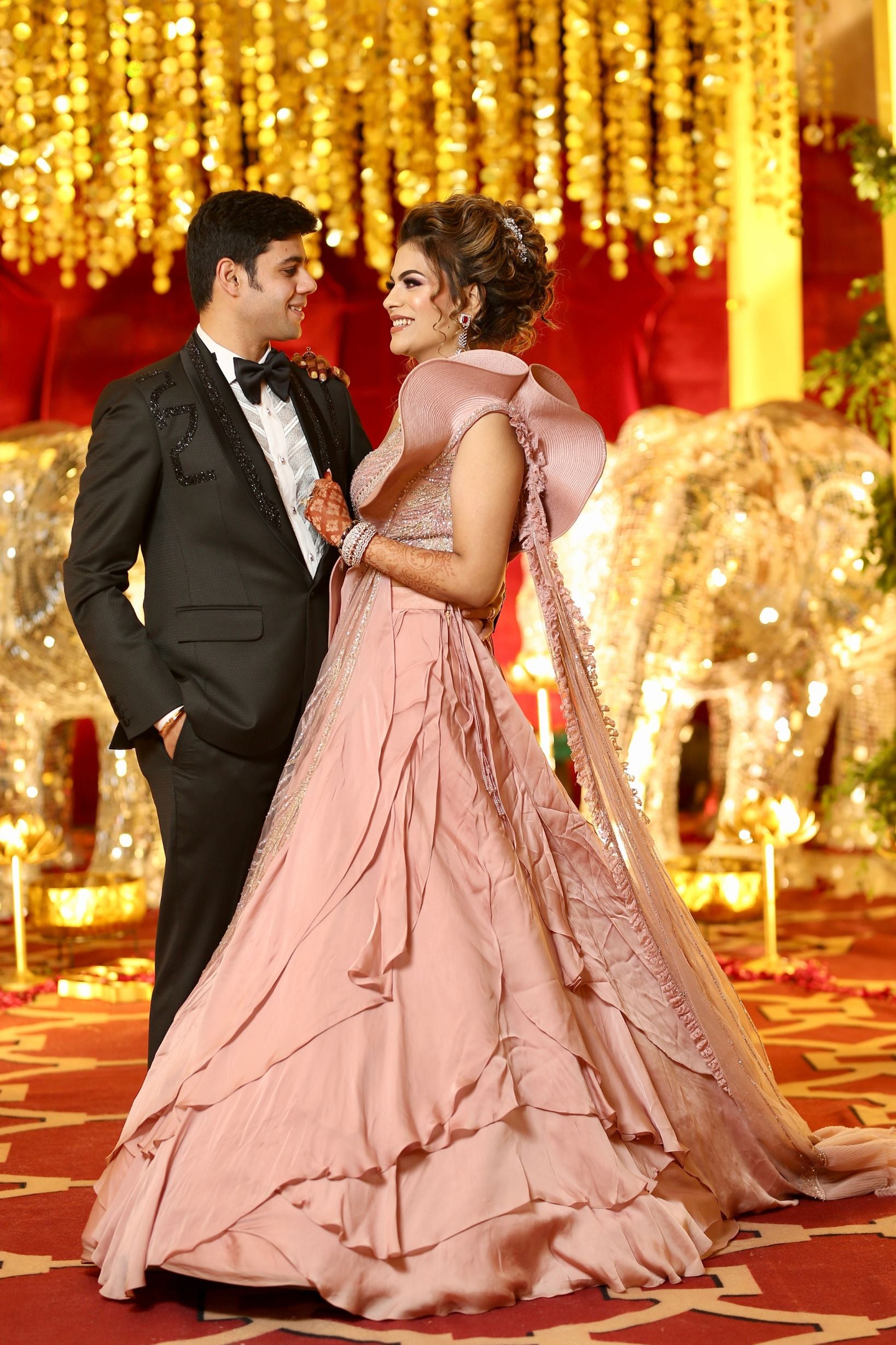Rhytham Jain in Peplum & Skirt