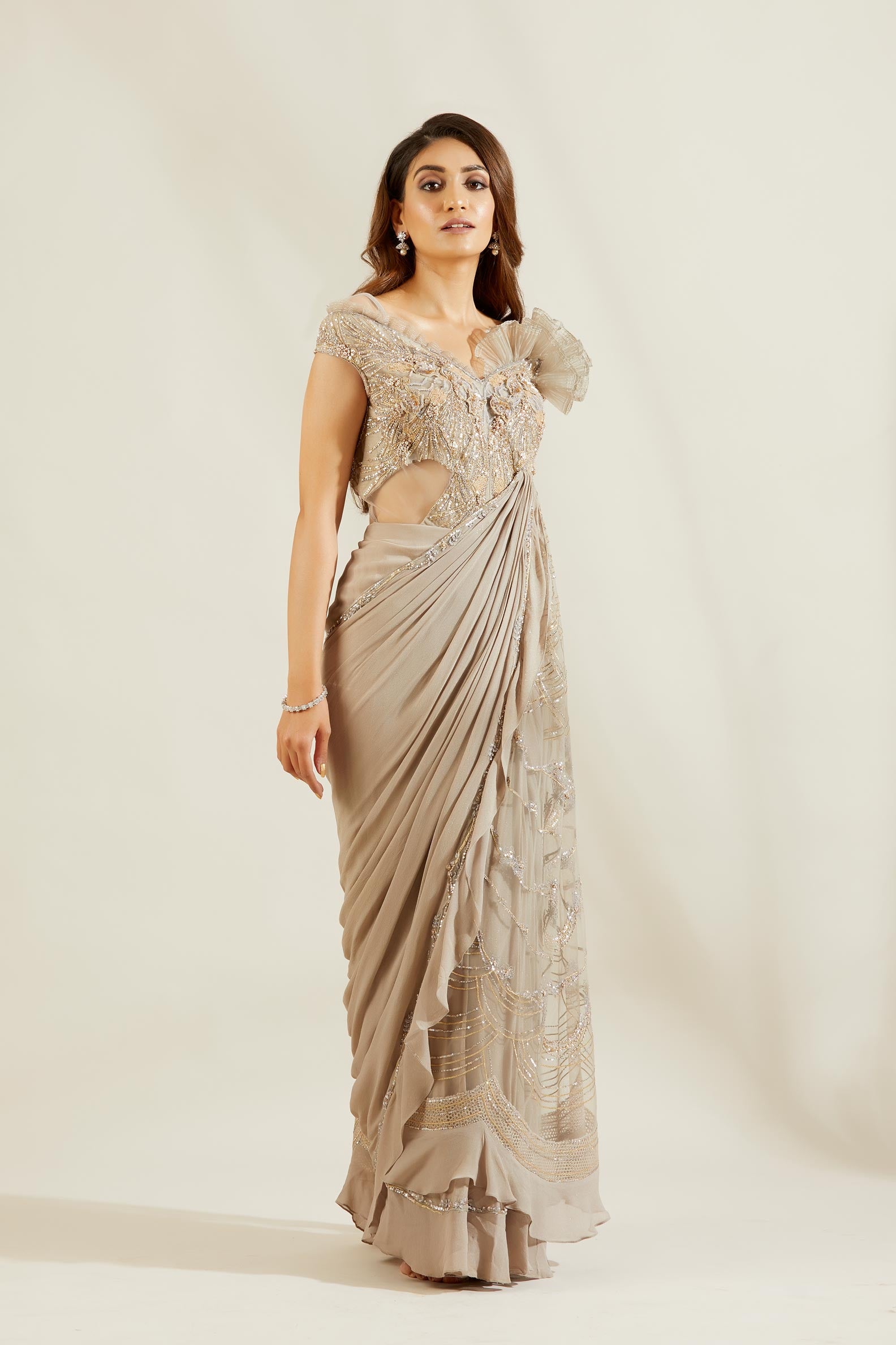Abalone Drape Saree