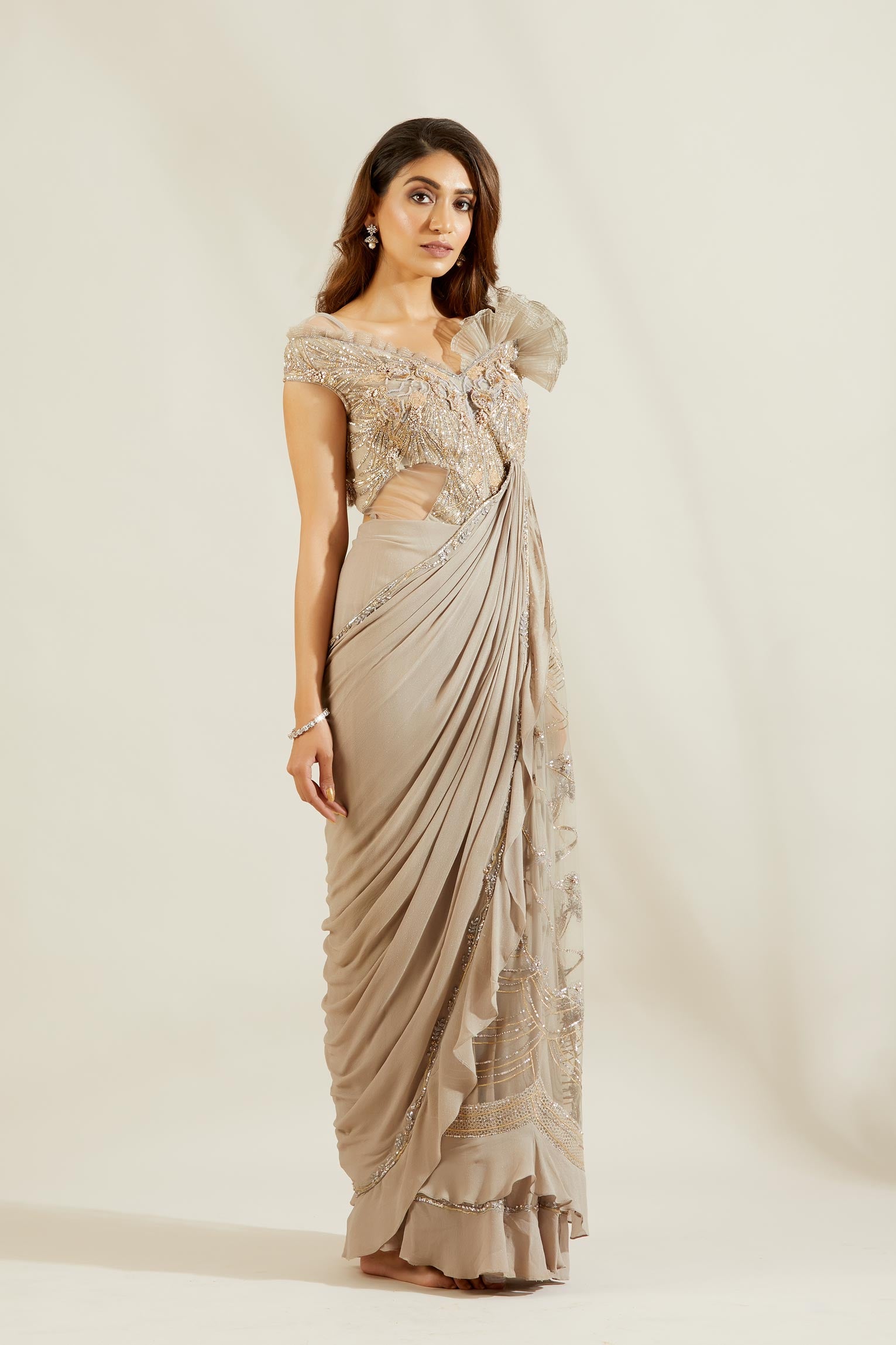 Abalone Drape Saree