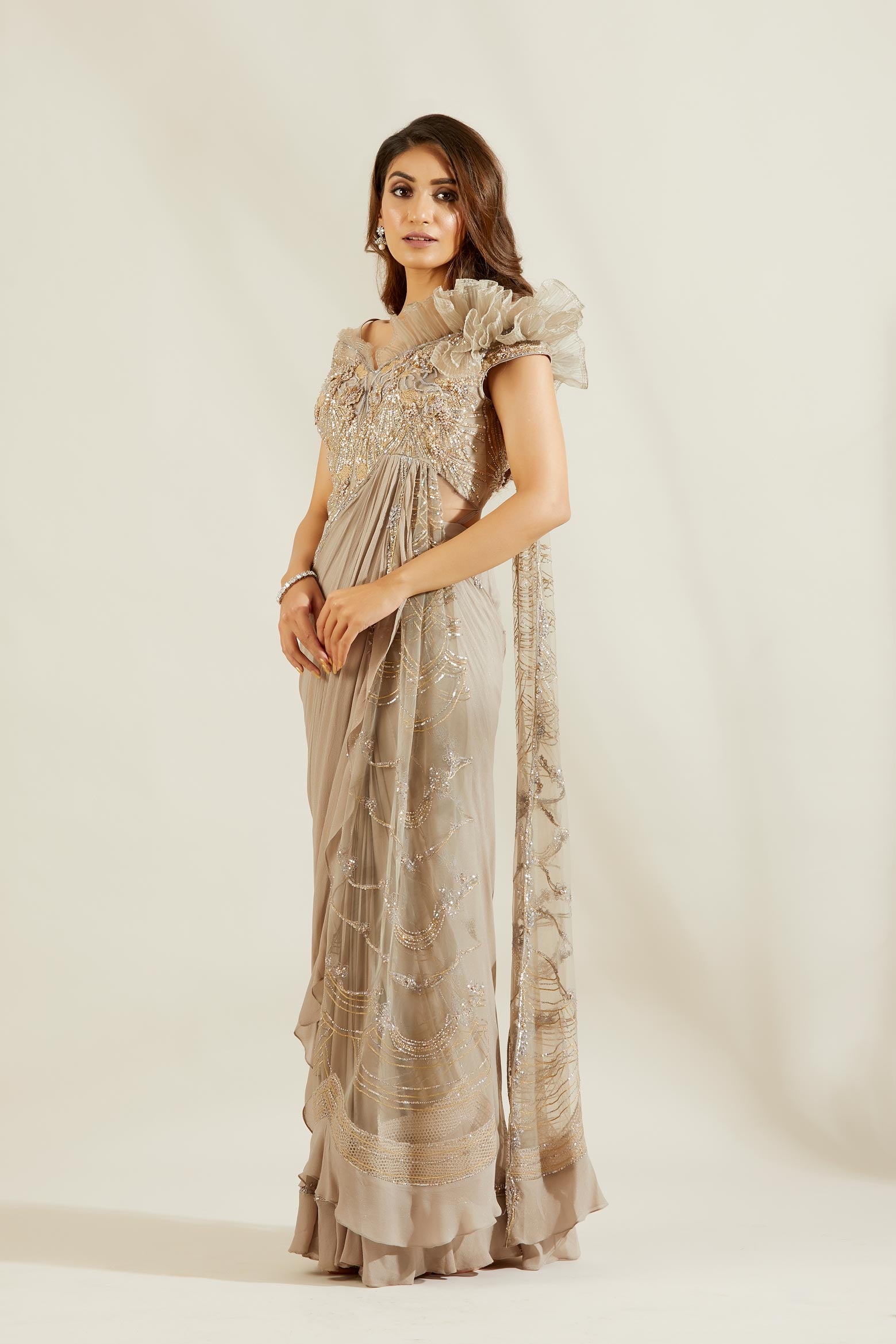 Abalone Drape Saree
