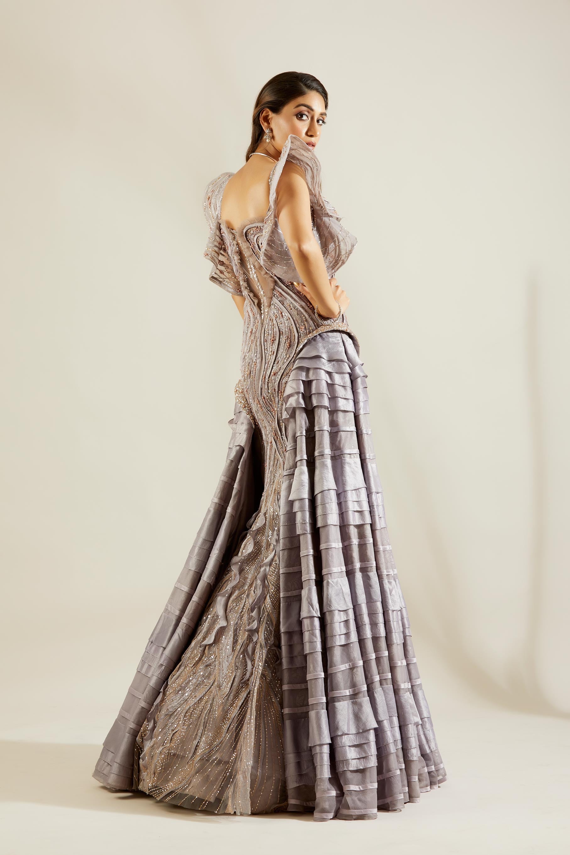 Mauve Binding Gown