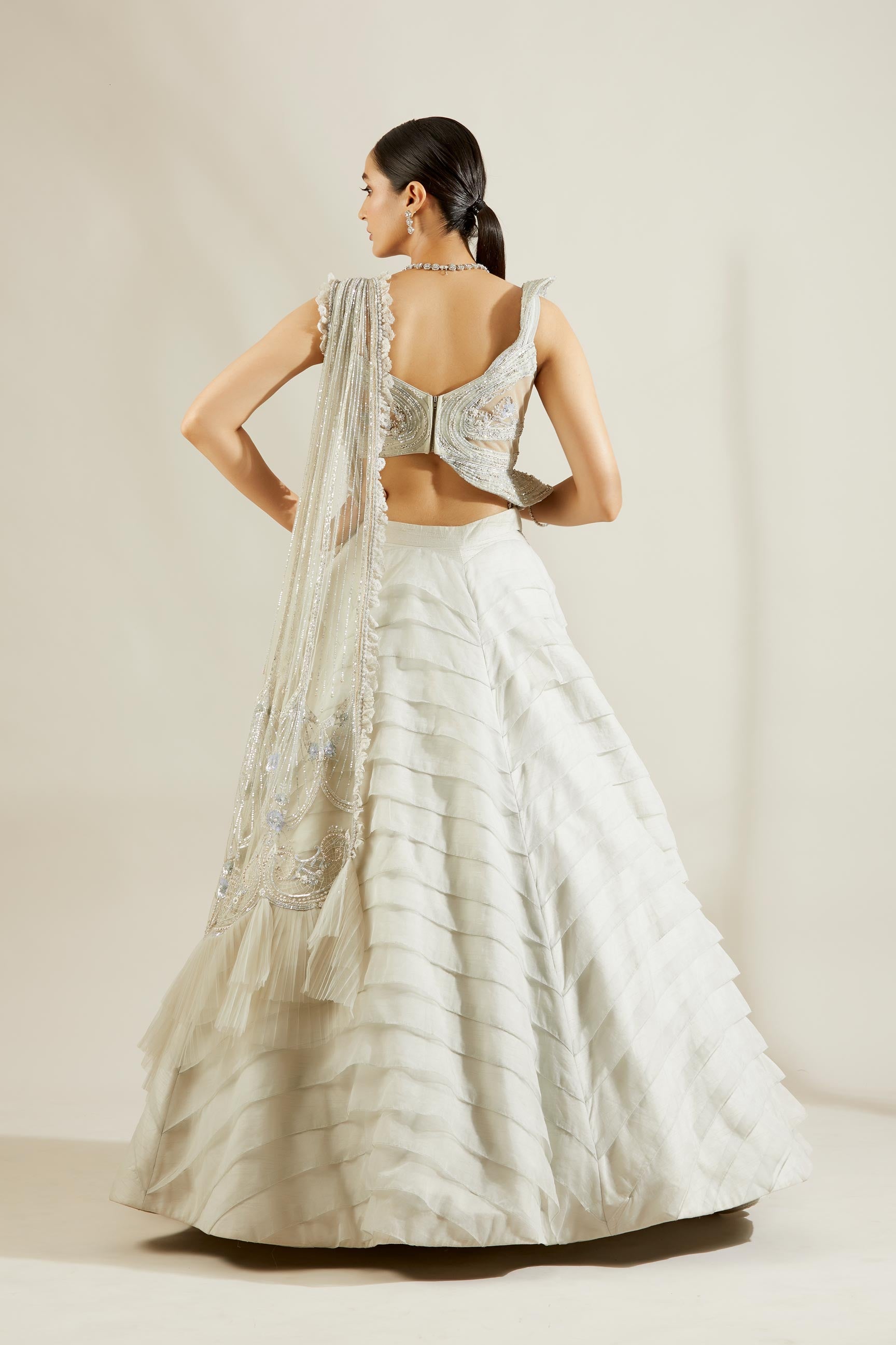 Powder Blue Lehenga