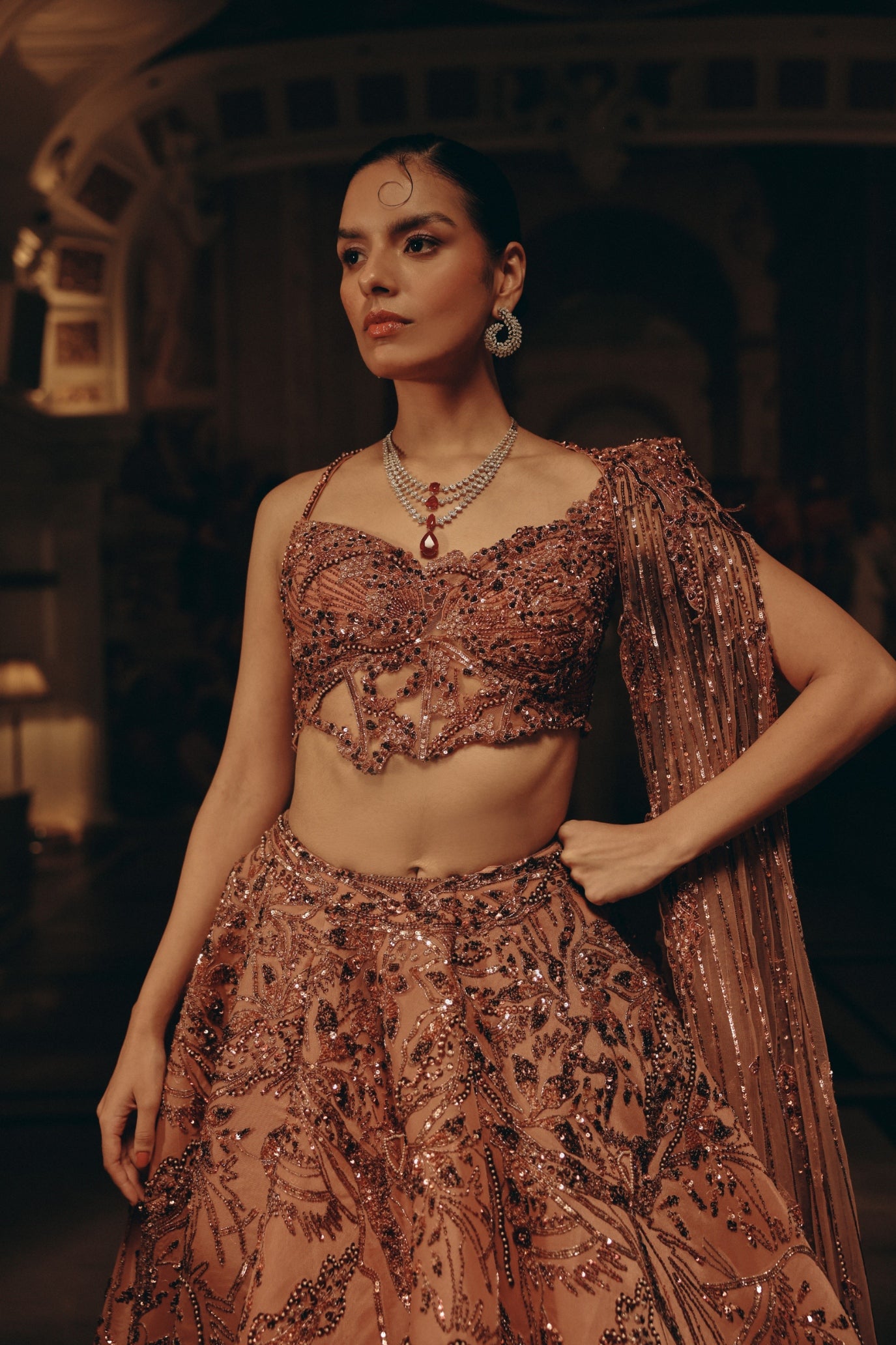 Aurora Blossom Top & Skirt
