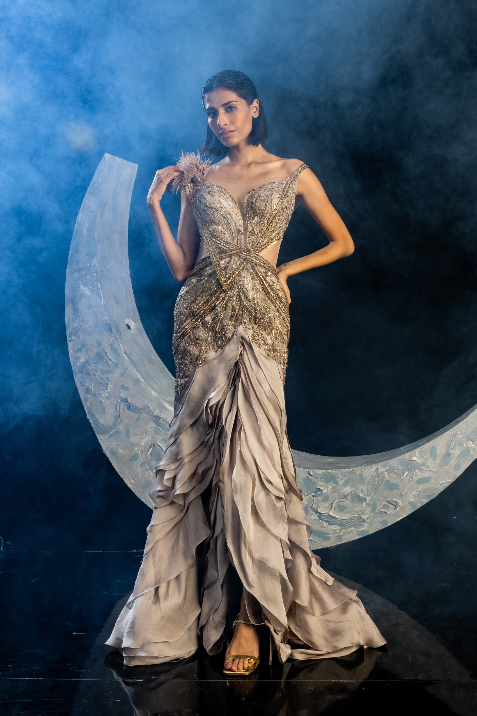 Rose Gold Stream Gown