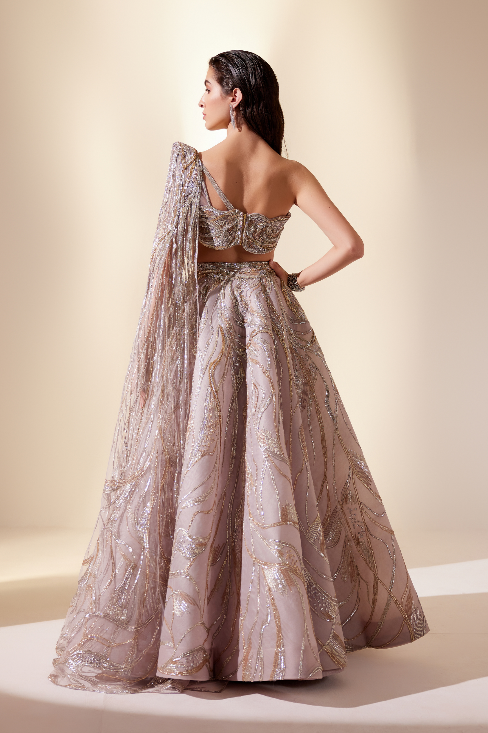 Mystical dune lehenga set