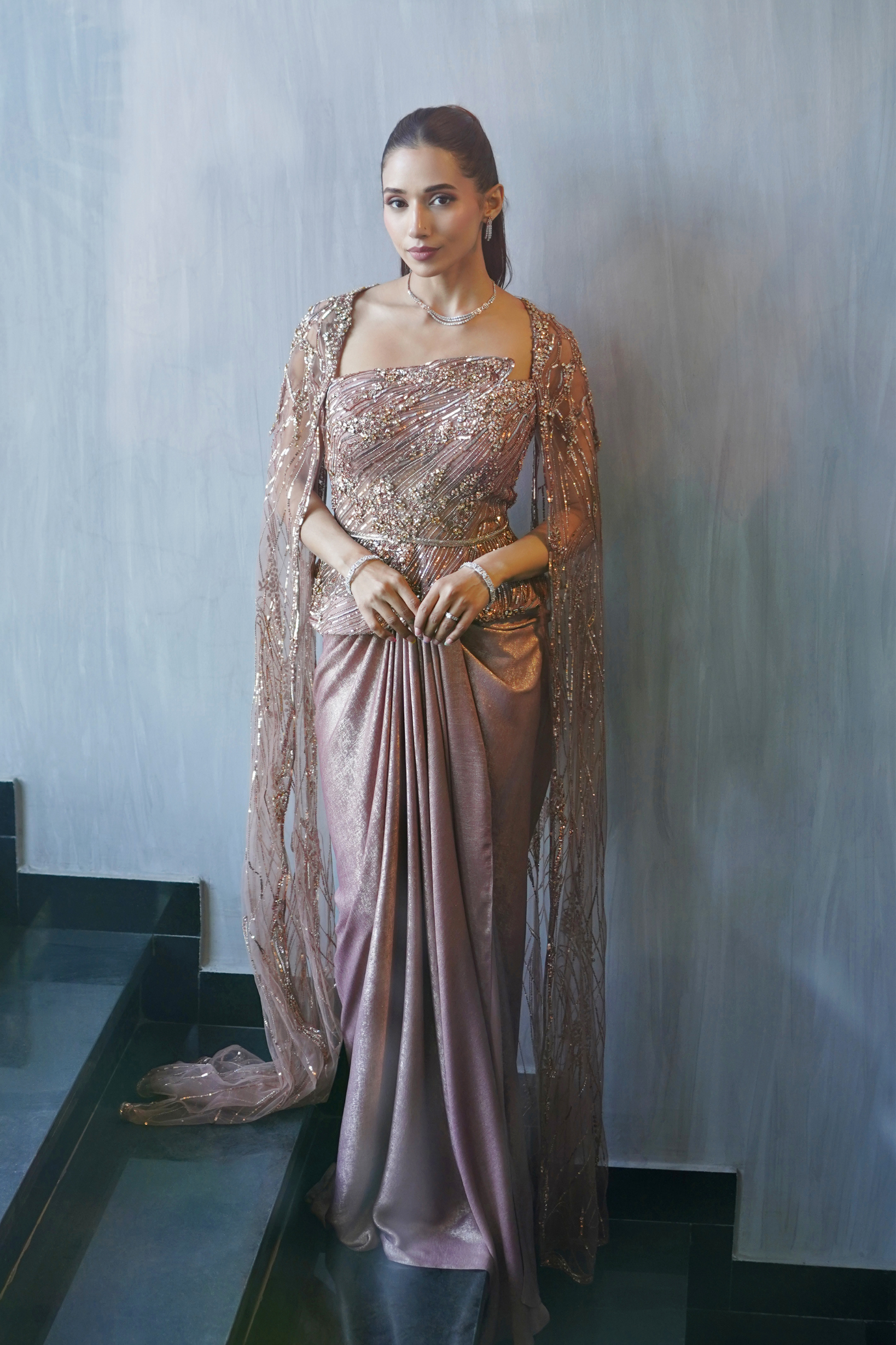 Rose Dust Saree
