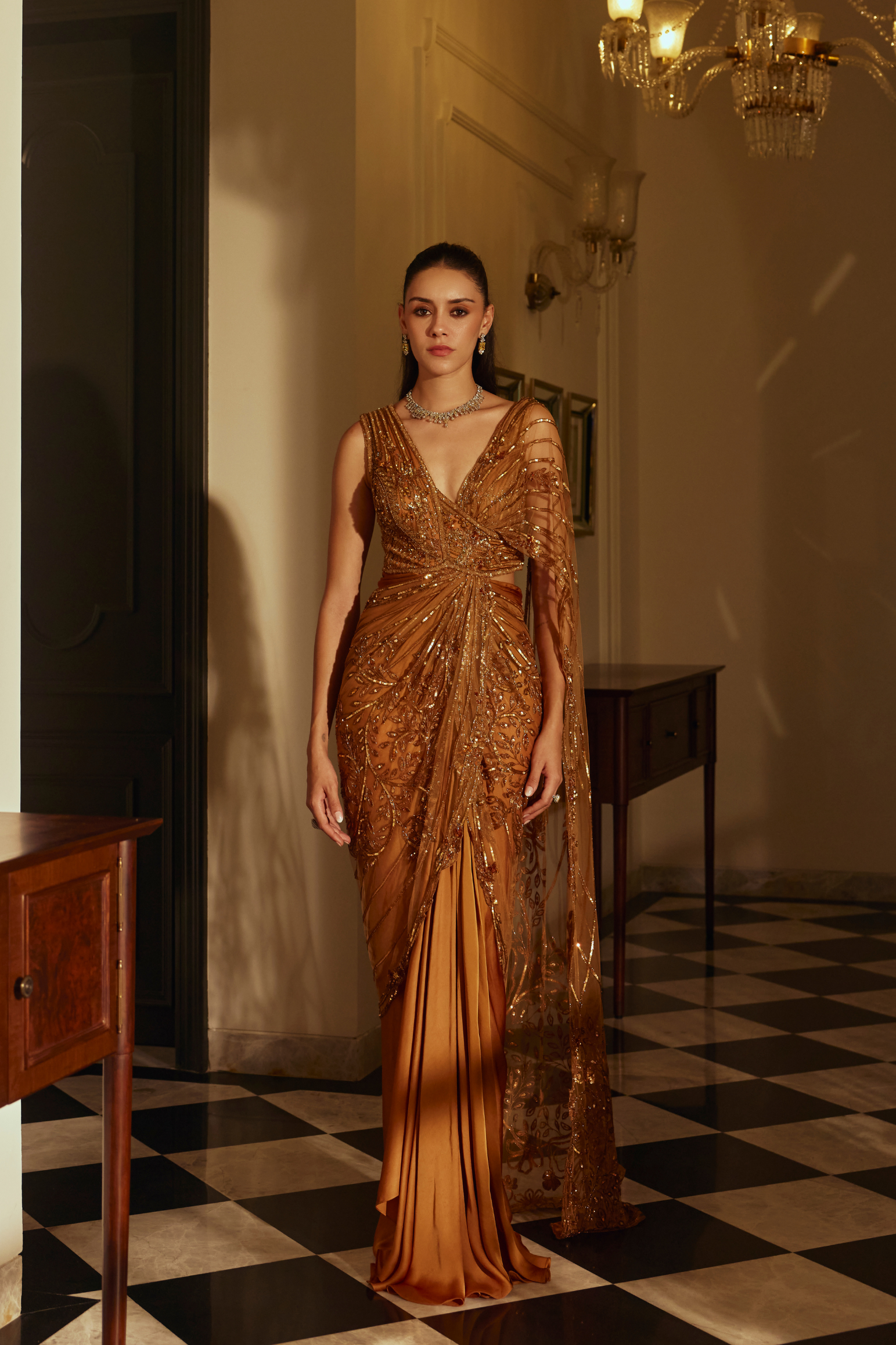 Pre-Stitched Concept Saree