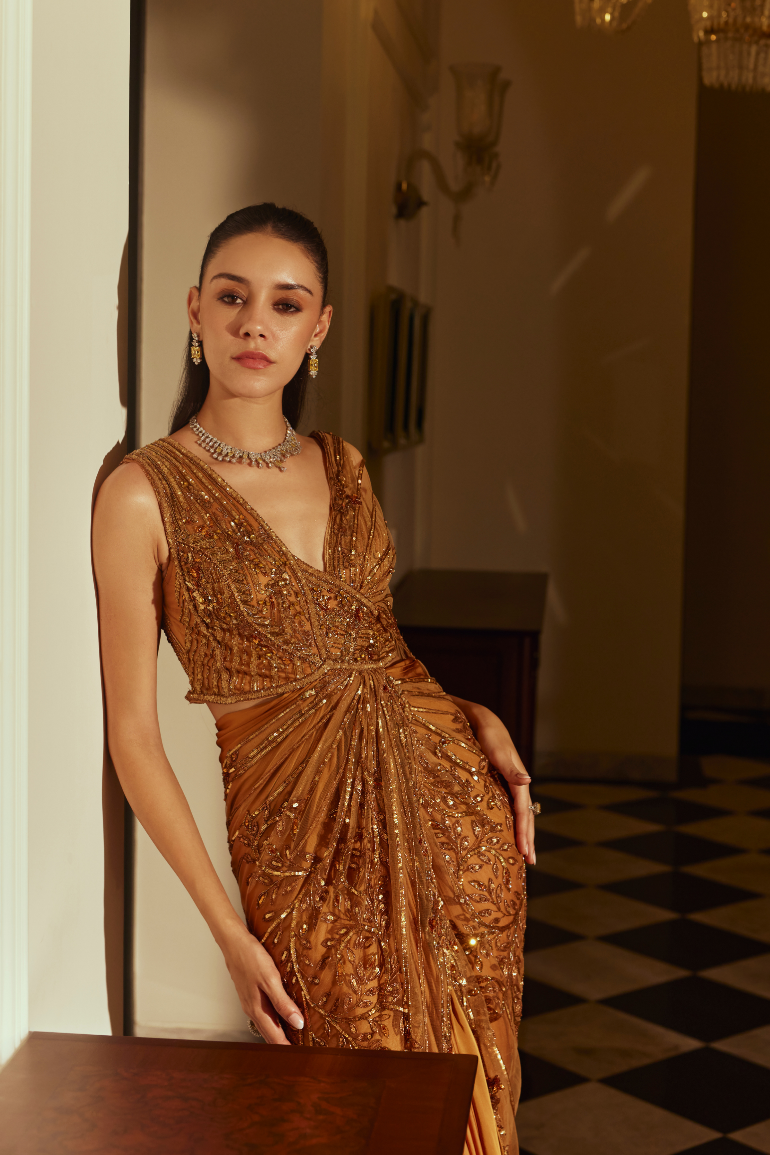 Pre-Stitched Concept Saree