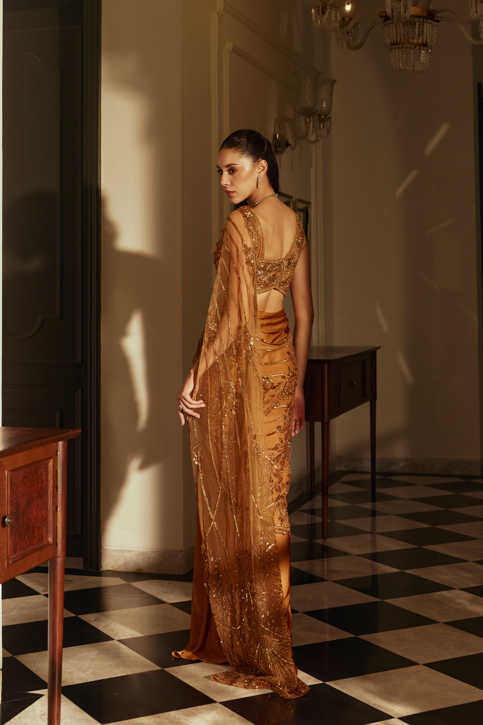 Pre-Stitched Concept Saree