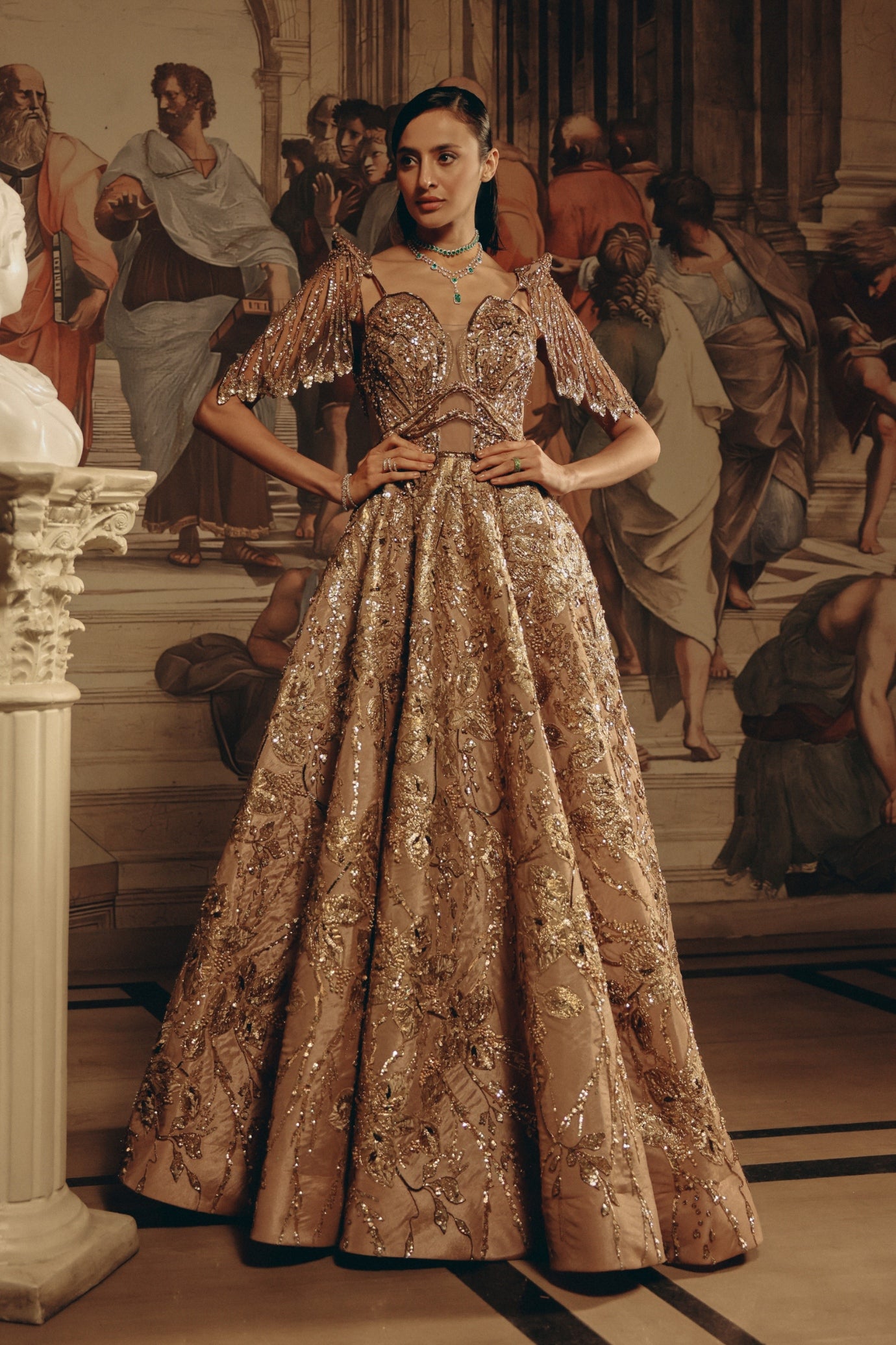 Regal Renaissance Gown