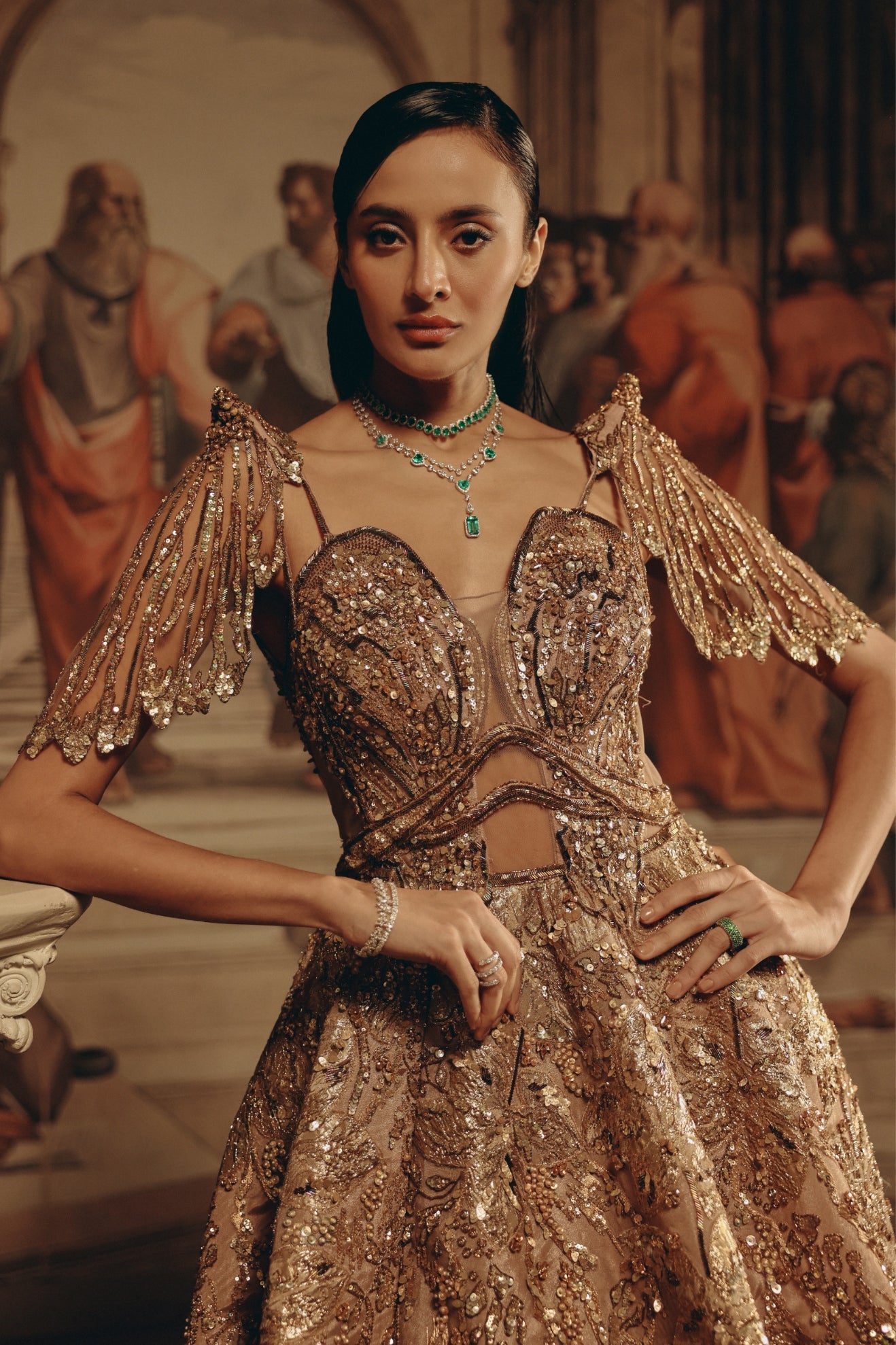 Regal Renaissance Gown